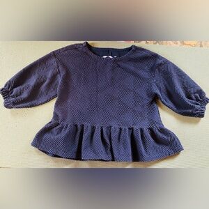 Maeve Navy dolman sleeve top